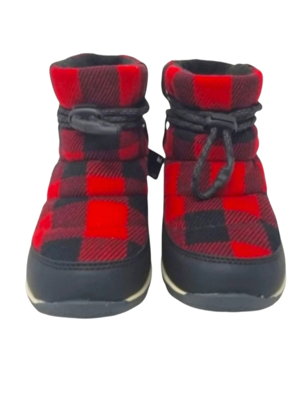 Sorel Whitney Short Dahlia Red Plaid Boot Size 7
